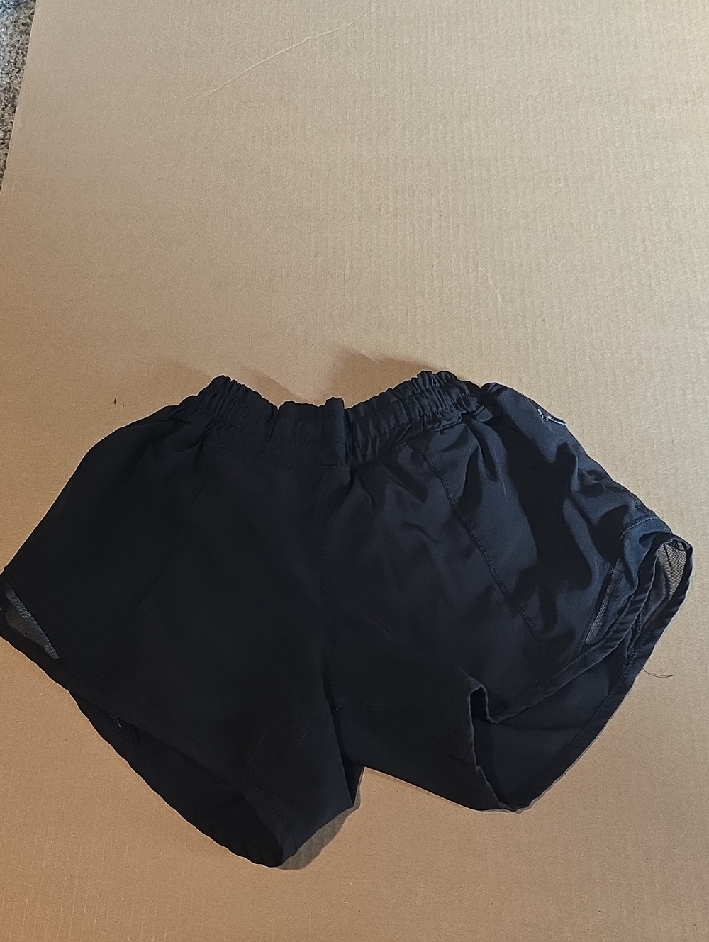 Varsity Black Athletic Running Shorts #79